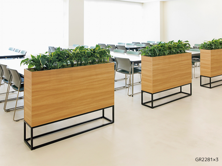 BOXプランター【グリーンスタンド】連接してしっかり仕切るタイプ