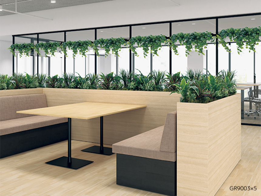 ワイドグリーン【アレンジグリーン】しだれで自然な壁面装飾タイプ