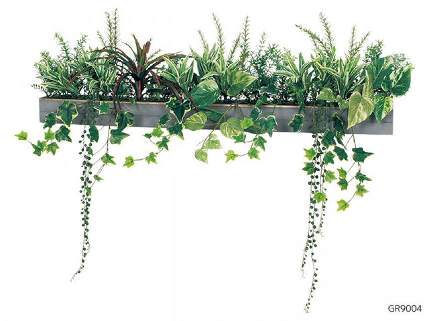 ワイドグリーン【アレンジグリーン】しだれで自然な壁面装飾タイプ