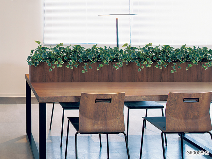 ワイドグリーン【アレンジグリーン】癒しの演出ができる卓上仕切りタイプ