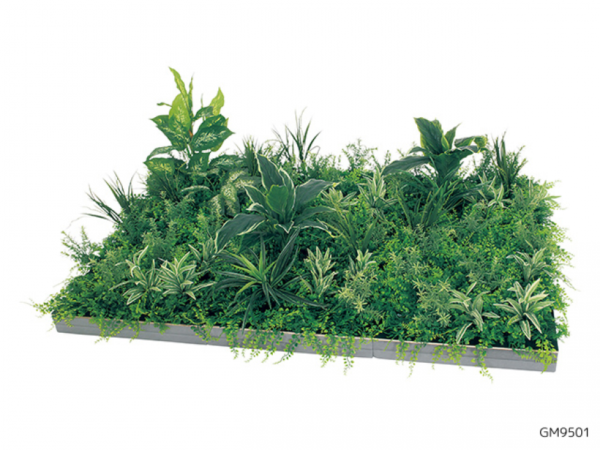 連接スクエアグリーン【アレンジグリーン】広い面積をグリーン装飾するタイプ