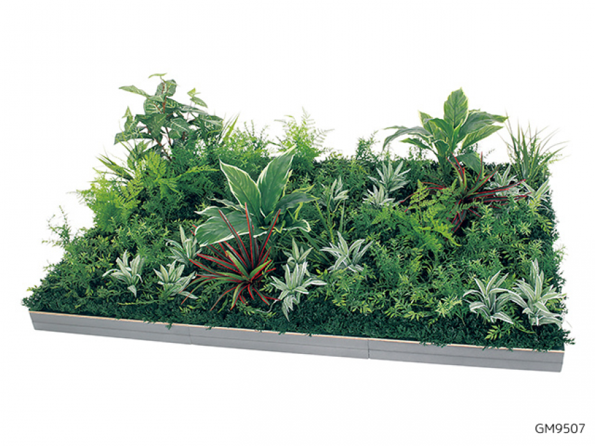 連接スクエアグリーン【アレンジグリーン】広い面積をグリーン装飾するタイプ