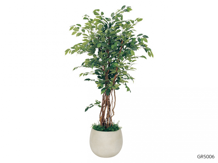 ボックスプランター【人工樹木】観葉植物に代わる人工樹木プランター