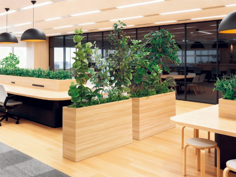 樹木パーテーション【人工樹木】