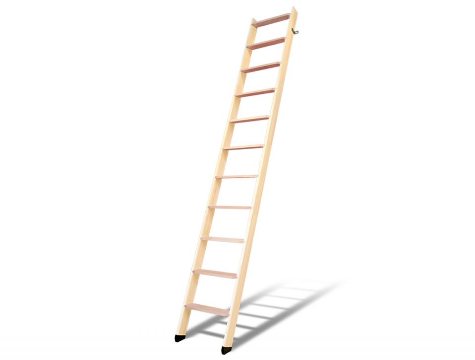 軽量【北欧ラダー】 木製ロフトはしご