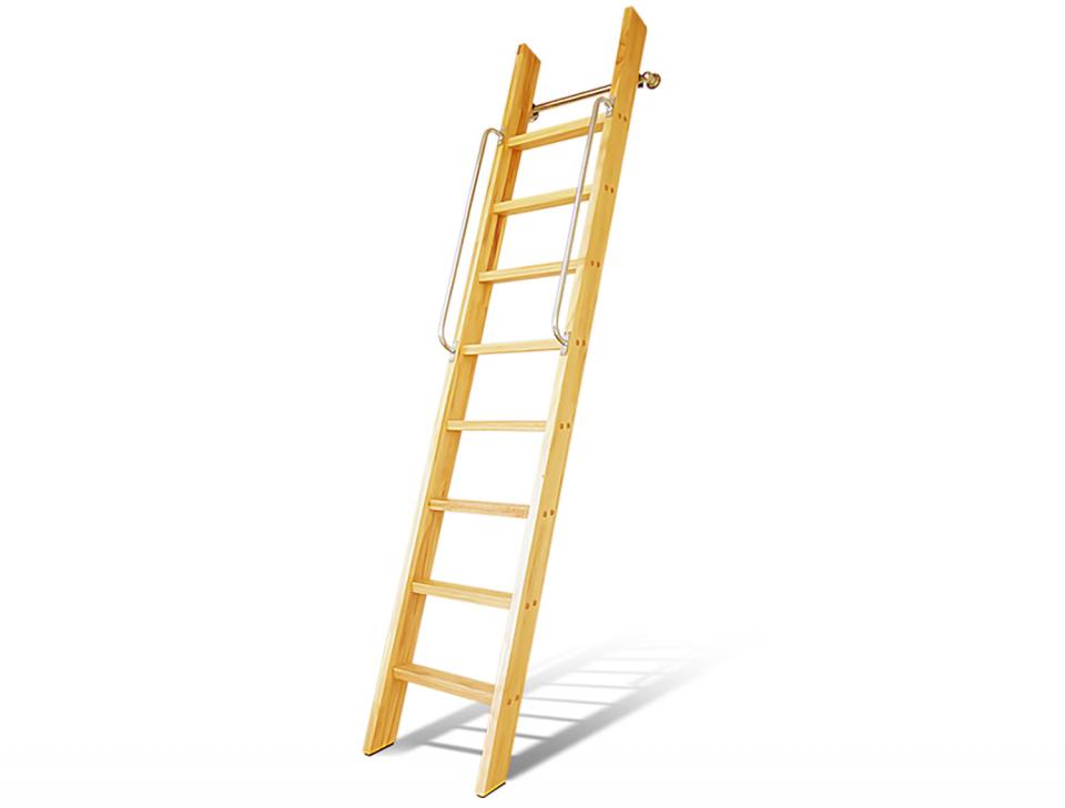 カラー対応【カスタムラダー】 木製ロフトはしご