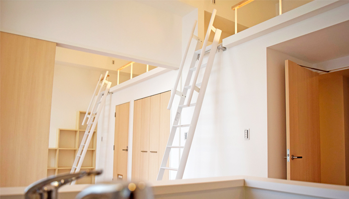 最軽量【ルカーノラダー】アルミ製ロフトはしご