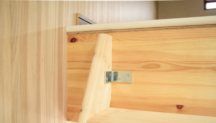 北欧産【デザインステップ】 木製ロフト階段