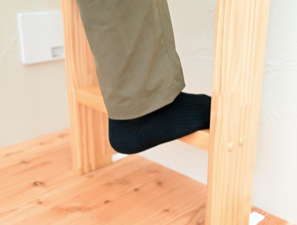 垂直仕様【カスタムラダー】木製はしご 完全固定式