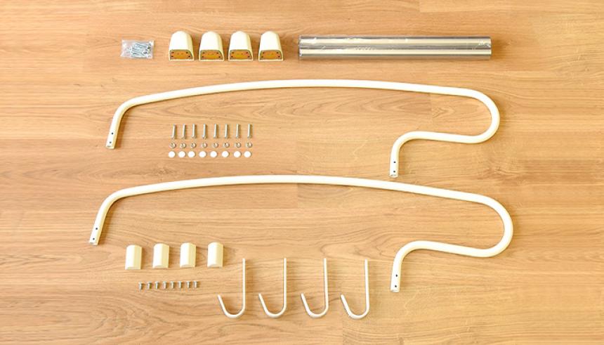 木・アルミ混合【ハイブリッドラダー】アルミ製ロフトはしご