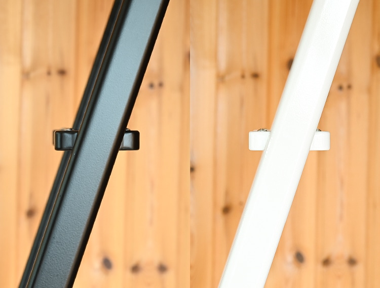 【ユニットラダー】 スチール製ロフトはしご 正面手すり仕様