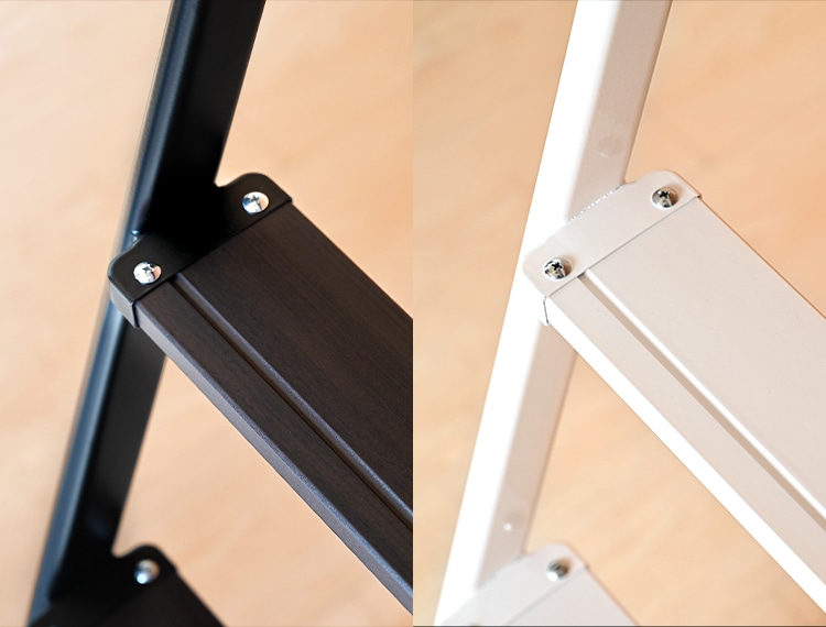 【ユニットラダー】 スチール製ロフトはしご 正面手すり仕様