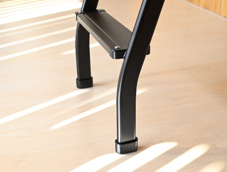 【ユニットラダー】 スチール製ロフトはしご 正面手すり仕様