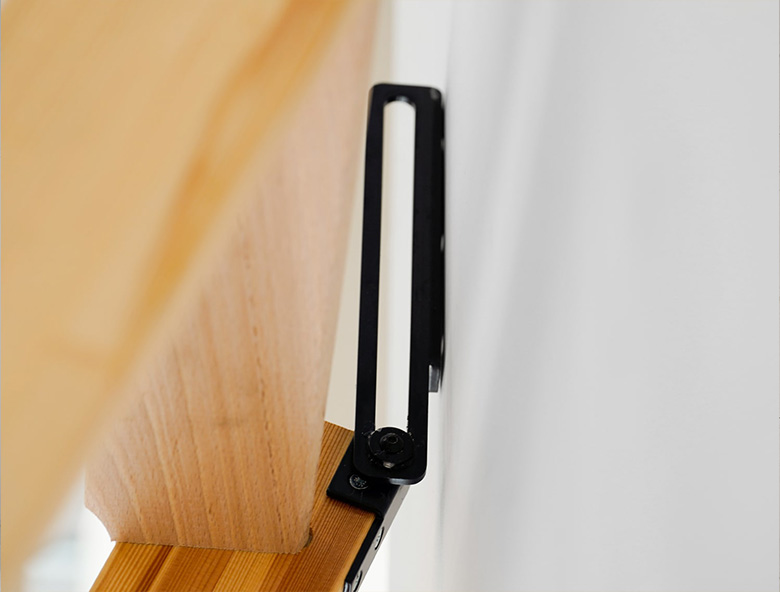 スライド収納【Mezzanine ladder】 木製ロフトはしご