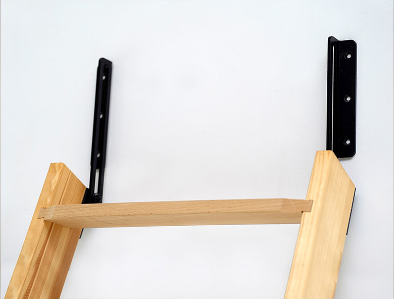 スライド収納【Mezzanine ladder】 木製ロフトはしご