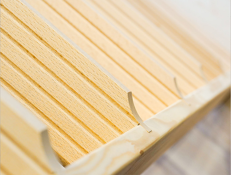 スライド収納【Mezzanine ladder】 木製ロフトはしご