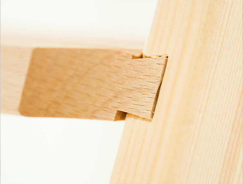 スライド収納【Mezzanine ladder】 木製ロフトはしご