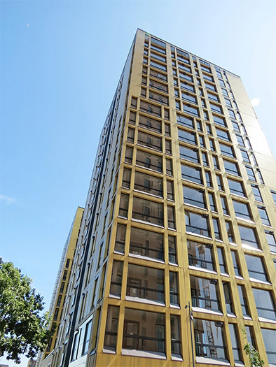 コンクリート壁用着色保護剤「プロテクトガードカラー」