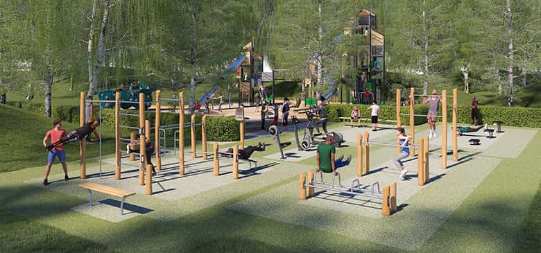 フィットネス&スポーツ(健康器具・スポーツ遊具)/株式会社ボーネルンド/株式会社コンパンプレイスケープ