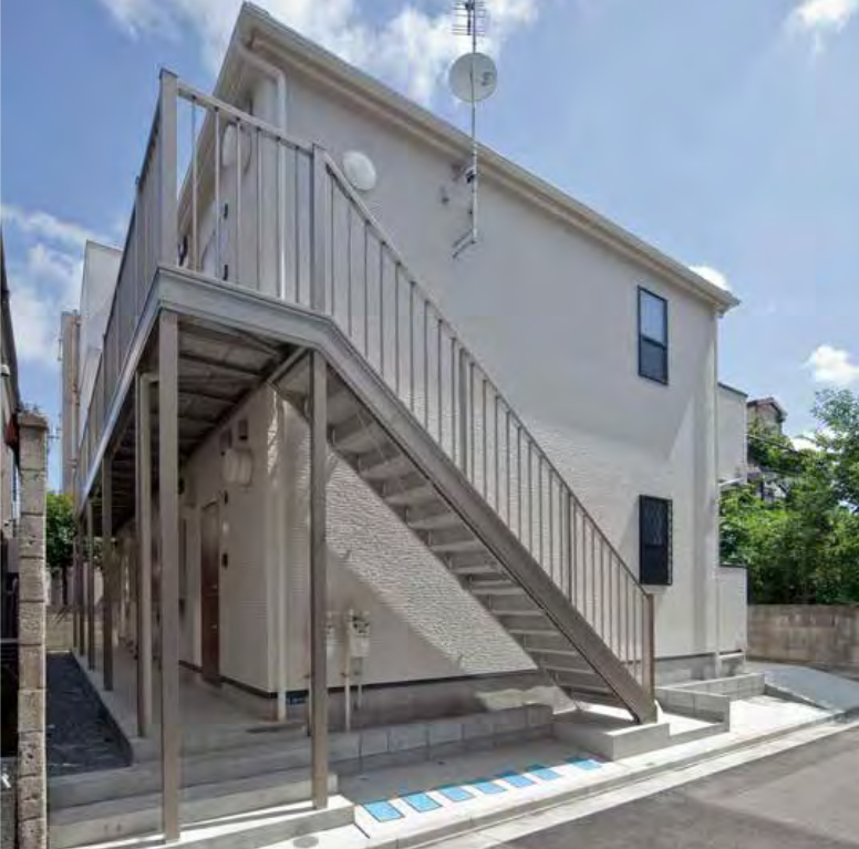 屋外鉄骨階段廊下ユニット【段十廊Ⅱ】