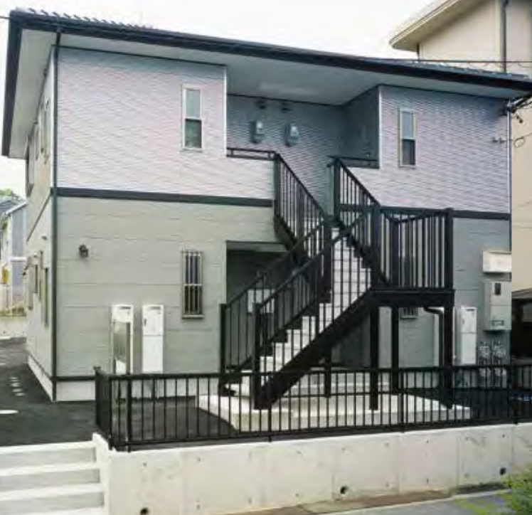 屋外鉄骨階段廊下ユニット【段十廊Ⅱ】