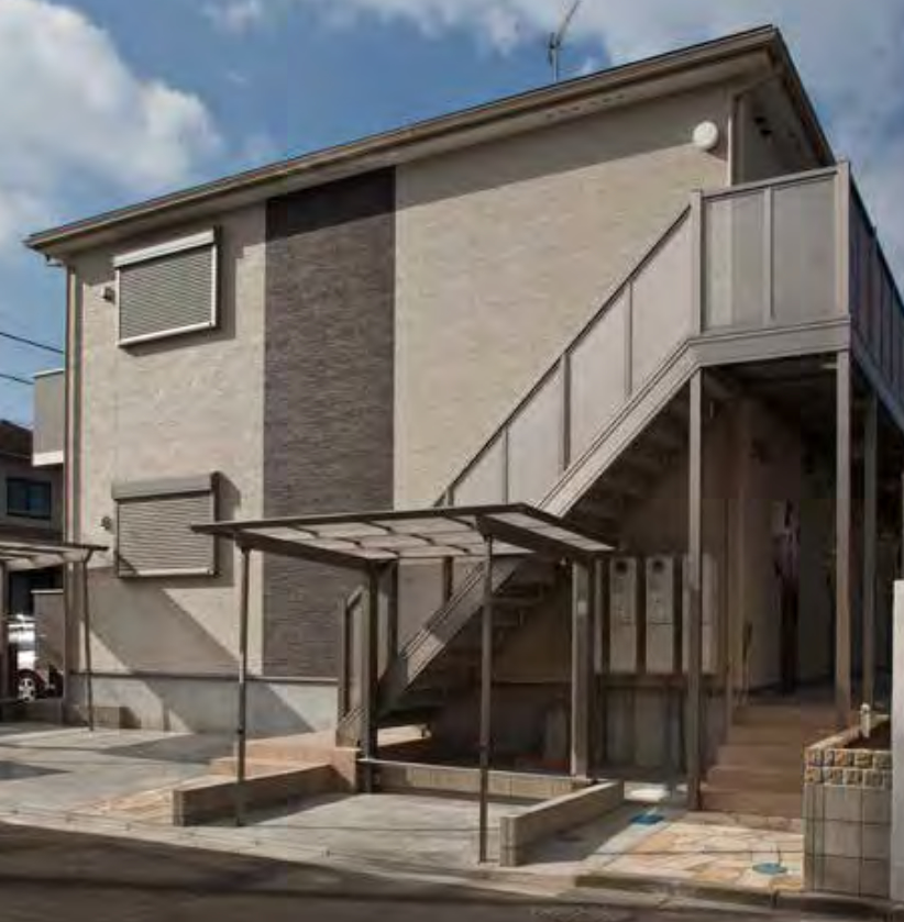 屋外鉄骨階段廊下ユニット【段十廊Ⅱ】