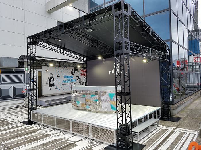アルミトラスシステム【渋谷109屋上イベントスペース常設ステージ】