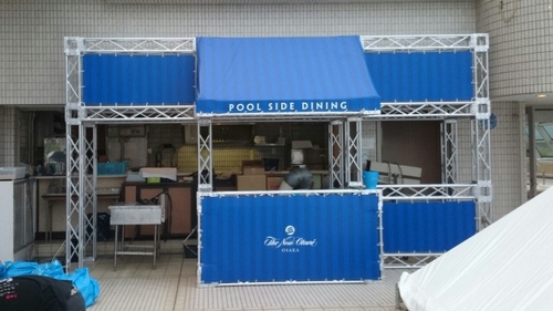 アルミトラスシステム【相模原量販店装飾】