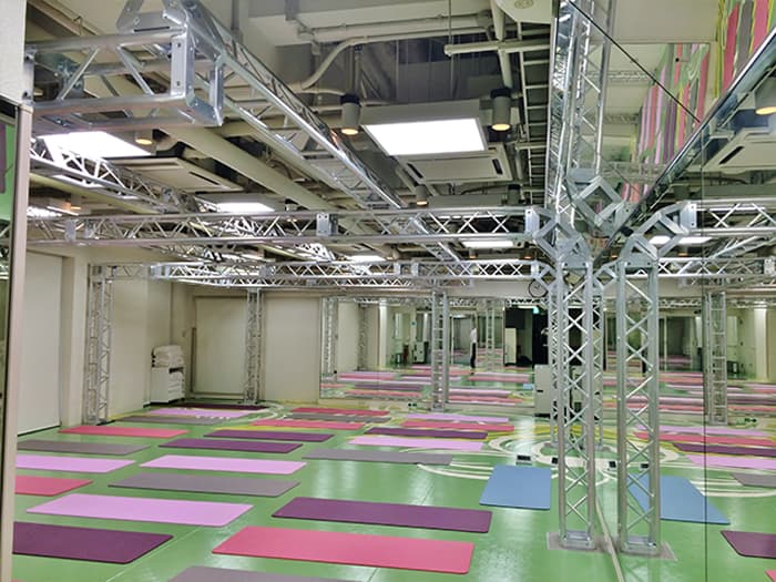 アルミトラスシステム【秋葉原ハンモックヨガスタジオ】