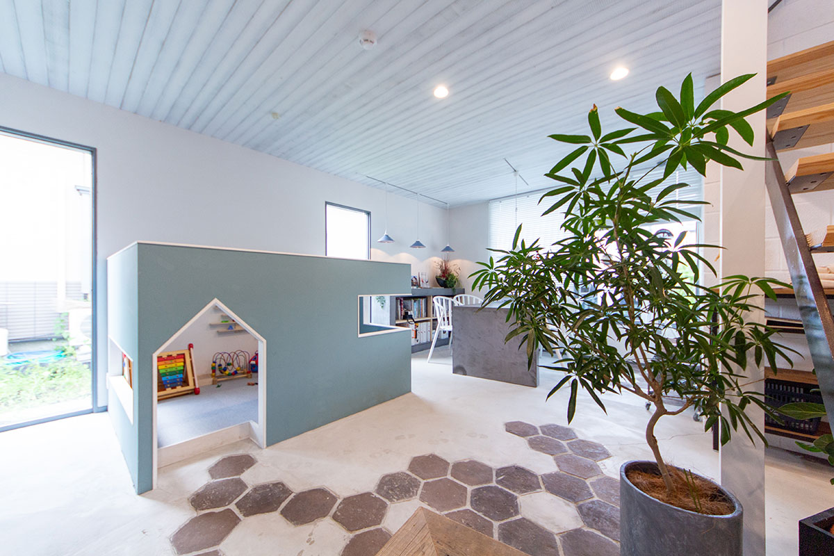 床タイル「ヘキサゴン」