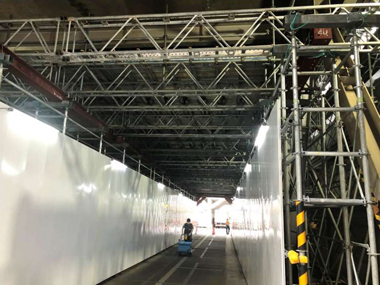 マルチトラスA 業者通路兼防護構台