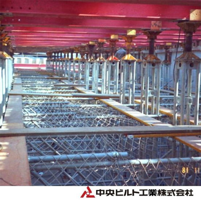 ユニット型支保工『軽量四角支柱』【高さ調整自由自在】