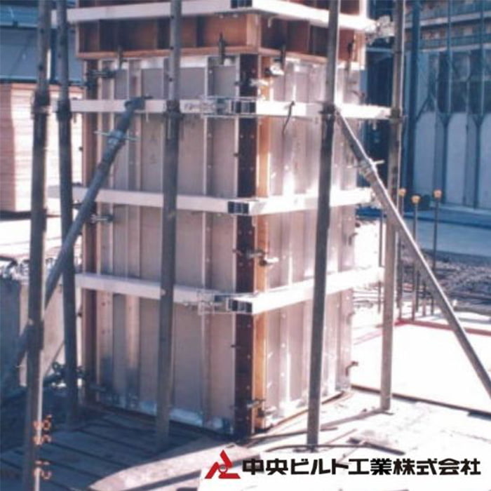 アルコラム(軽量・アルミ製柱型枠締め付け金具)