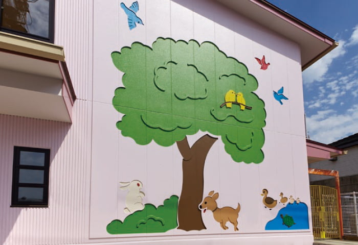 鉄骨造・RC造・SRC造 建築用ALCクリオン厚パネル 【クリオンファッションパネル】オリジナル