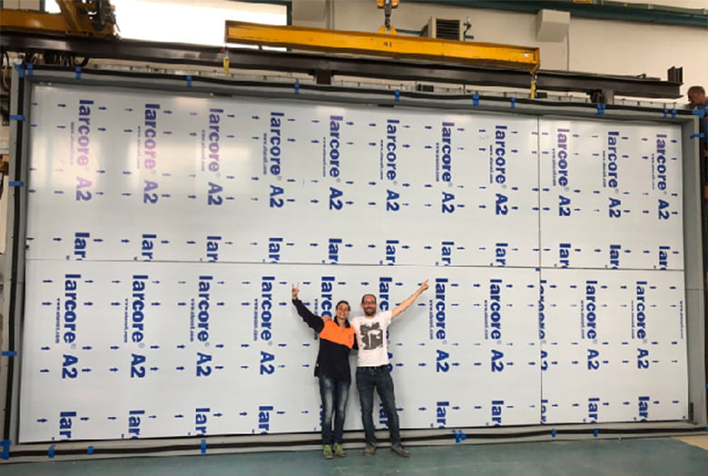 【大判パネル&施工システムあり】外壁用アルミハニカムパネル「Alucoil」/長田通商株式会社