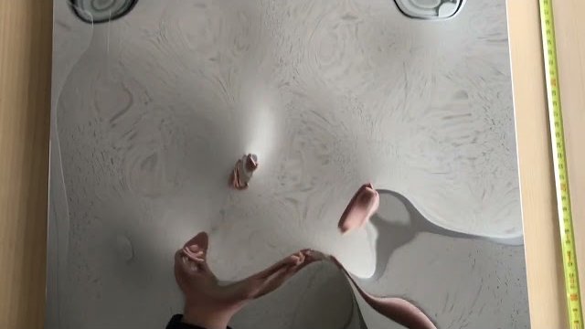 バンドクサルデコール アルミ3Dパネル(波 鏡面)