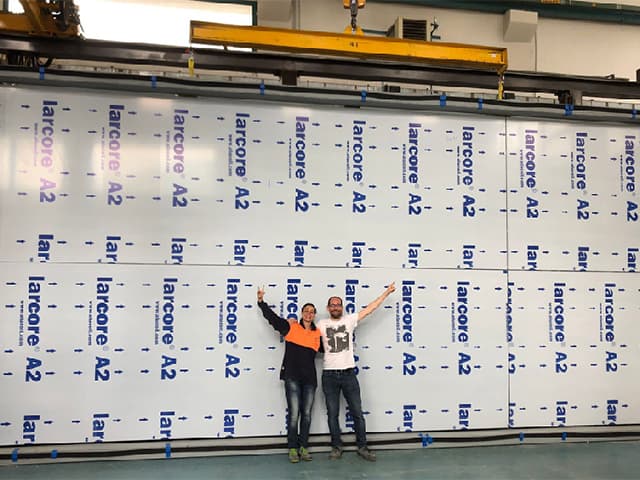 【大判パネル&amp;施工システムあり】外壁用アルミハニカムパネル「Alucoil」