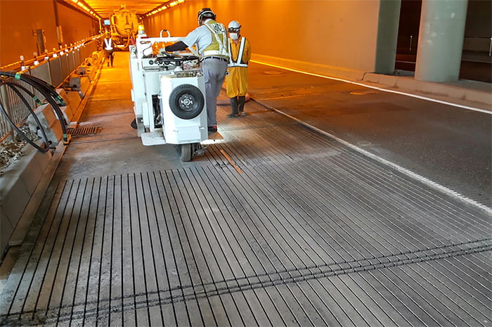 グルービング工法