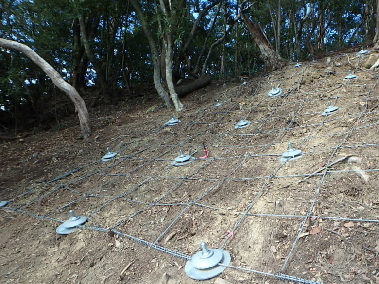 ユニットネット工法(土砂災害対策工法)