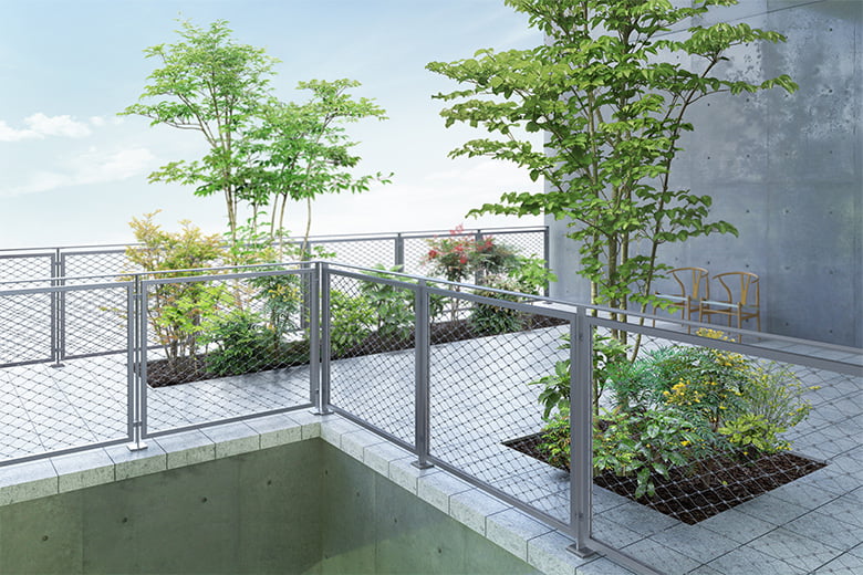 オリジナルデザイン手摺「Jframeシリーズ」