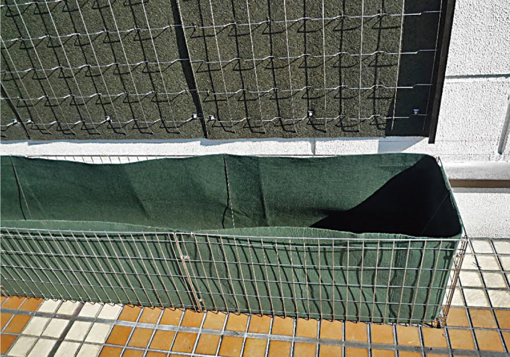 連結式軽量大型プランター「ツルパワープランター」