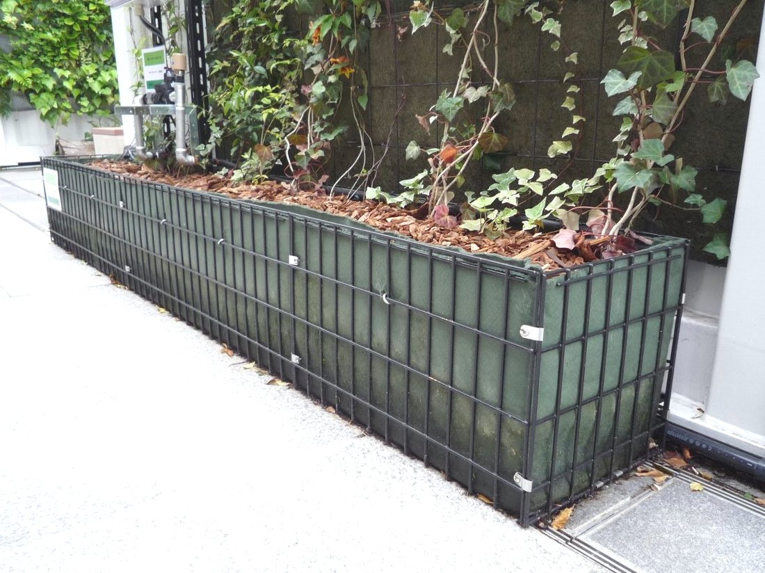 連結式軽量大型プランター「ツルパワープランター」