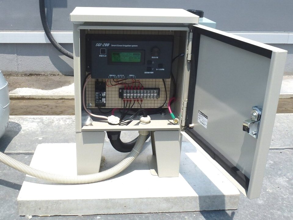 潅水年間コントローラシステム「スマートグリーン潅水システム」
