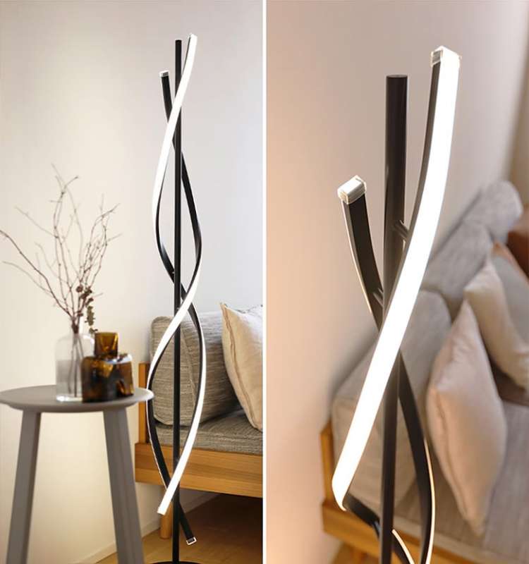 スパイラルなタワースタンドライト/でんらい