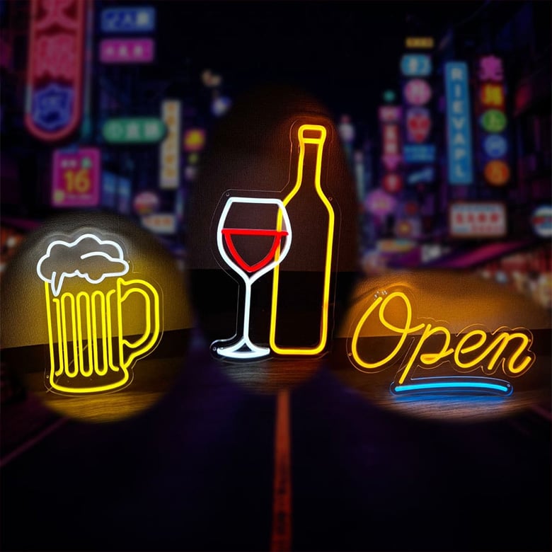 デザイン自由、大きさも自由なオーダーネオン!/でんらい