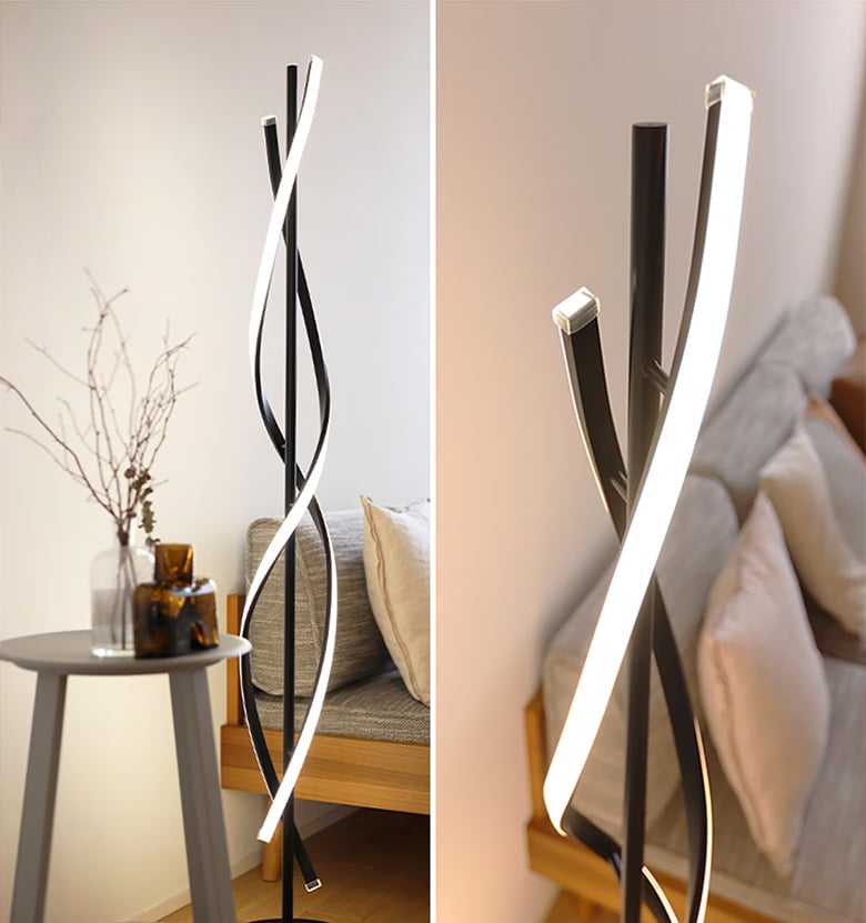 スパイラルなタワースタンドライト