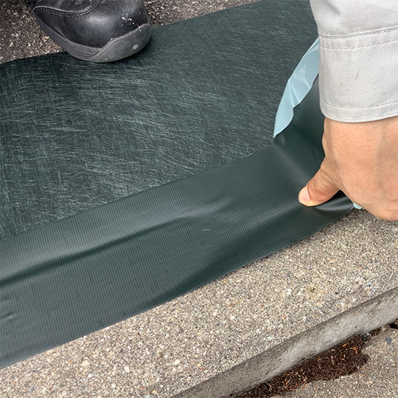 【パイオランテープ】防草シート用テープ BS-40-GR/ダイヤテックス株式会社