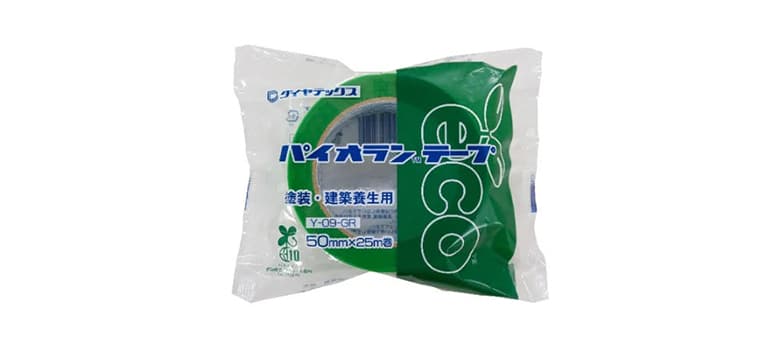 【パイオランテープ】塗装・建築養生用 Y-09-GR/Y-09-CL