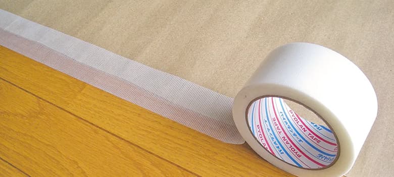 【パイオランテープ】床養生用 Y-06-WH