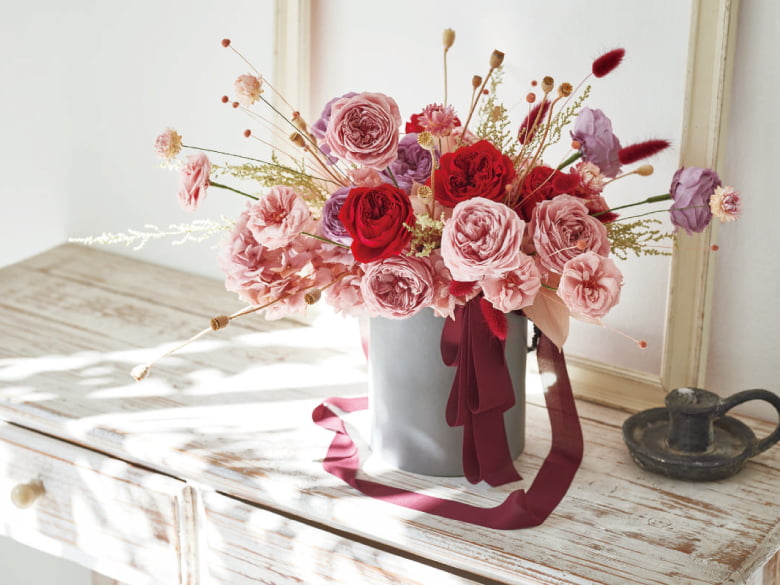 ローズ・エレナ(グラデーションカラー)/横浜ディスプレイミュージアム/株式会社ポピー